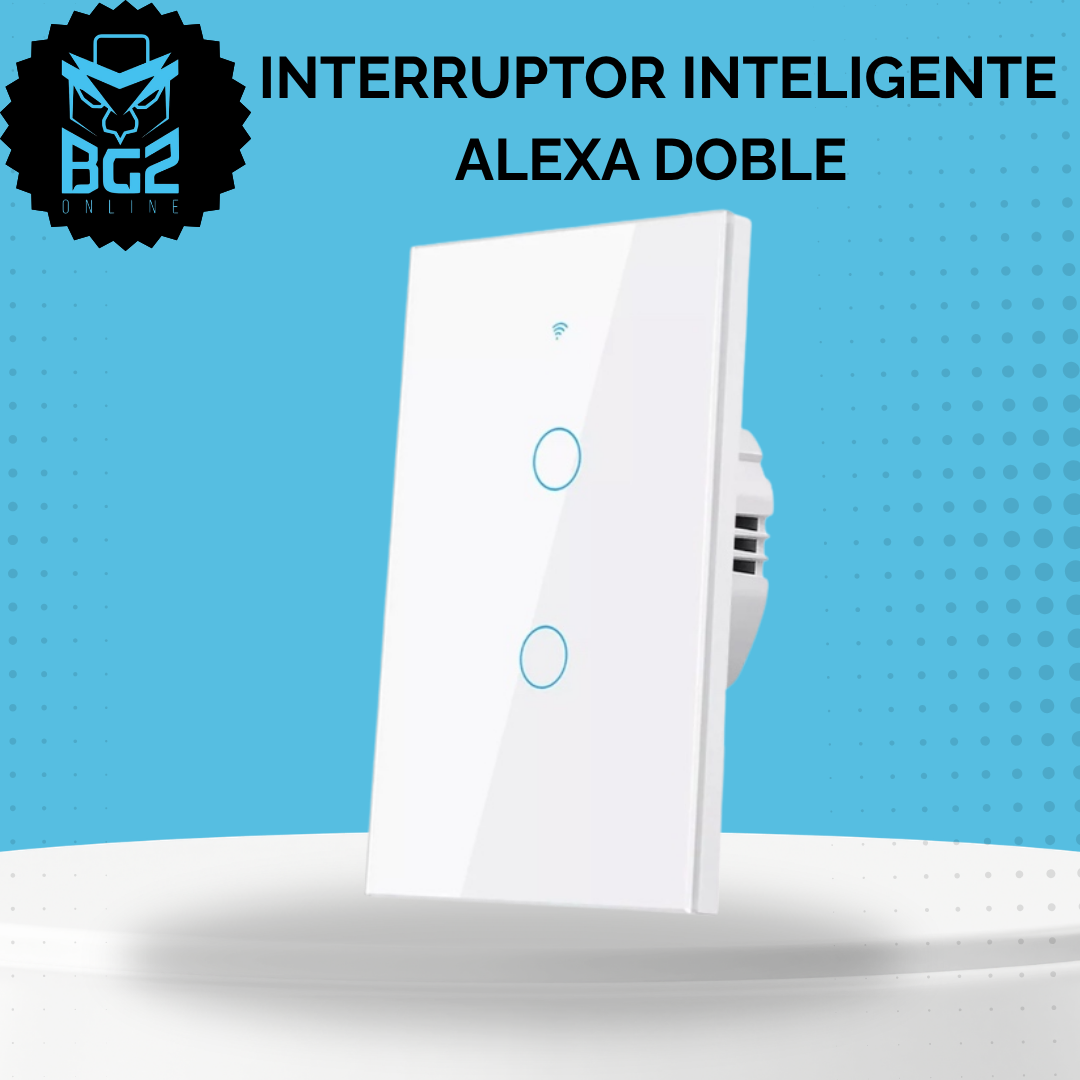 INTERRUPTOR INTELIGENTE ALEXA DOBLE